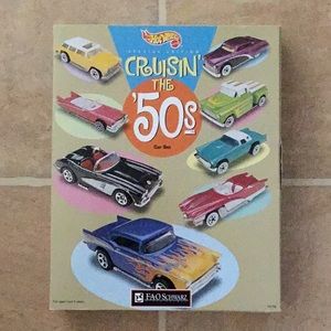 Hot Wheels FAO Schwarz Cruisin the 50’s Set RARE